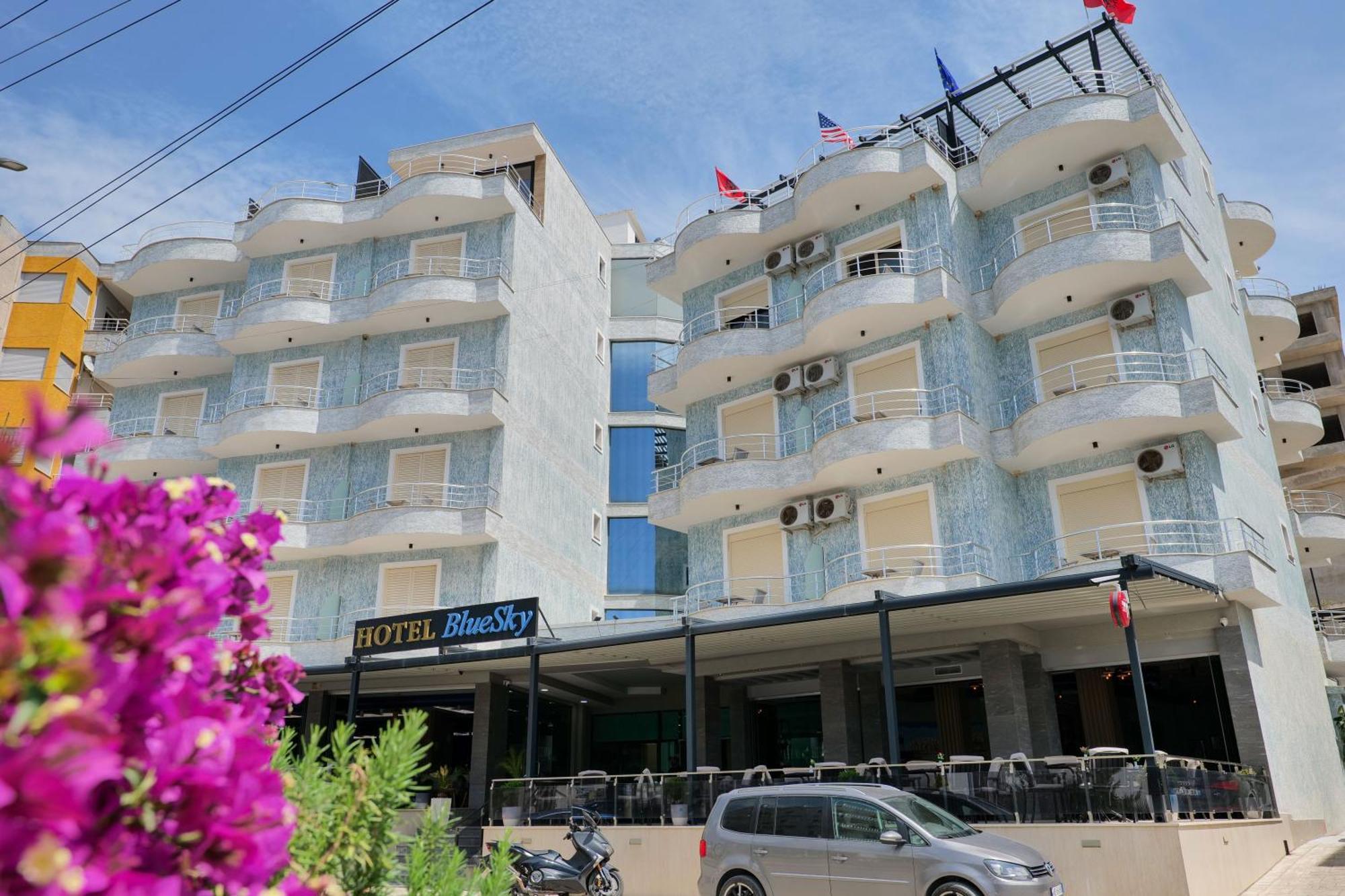 Hotel Blue Sky Sarandë Eksteriør billede